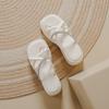 Thick-soled Sandals for Women In Summer New Style Pearl Rhinestone Clip Toe Outer Sandals Sponge Cake Sole Flip-flops for Women