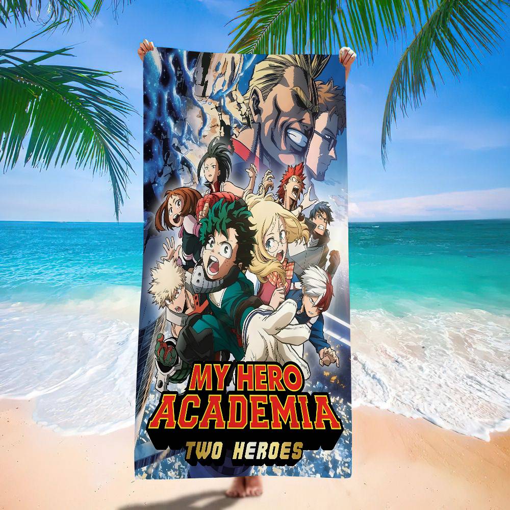 M-My H-Hero A-Academia 8 Microfiber Blanket Quick Drying Beach Towels Oversized Printing Super Absorbent Pool Towel Blanket