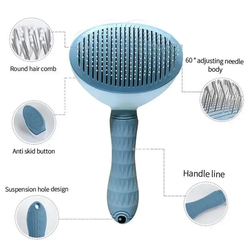Pet Cat Comb Hair Removal Comb Float Removal Hair Removal Cleaner Hair Removal Dog Comb Needle Comb Pet Supplies