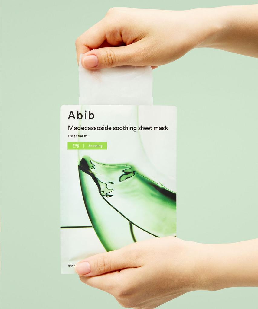 Madecassoside Soothing Sheet Mask Essential Fit 10 Sheets