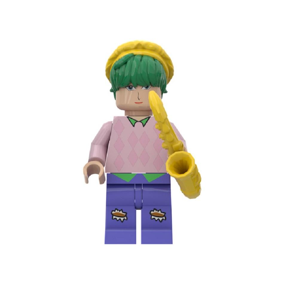 Produkt Kpop Devil Hunter Mini-Actionfigur Bausteine Spielzeug Anime Peripherie Schreibtischdekoration Sammlung Weihnachtsgeschenk