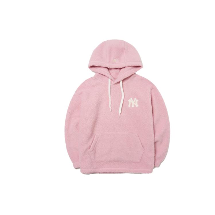 MLB New York Yankees Sweatshirts Unisex Pink Hooded Moderate Regular 3AHDE5216-50PKS XL