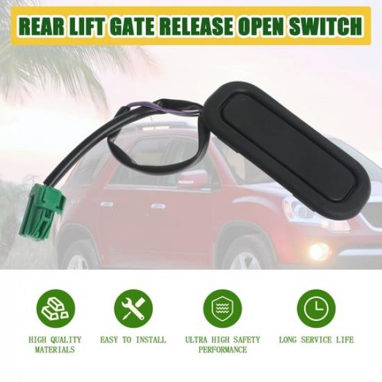 Rear Trunk Lid Release Switch Fit for 2011-2016 GMC Acadia 20890048 3.6L