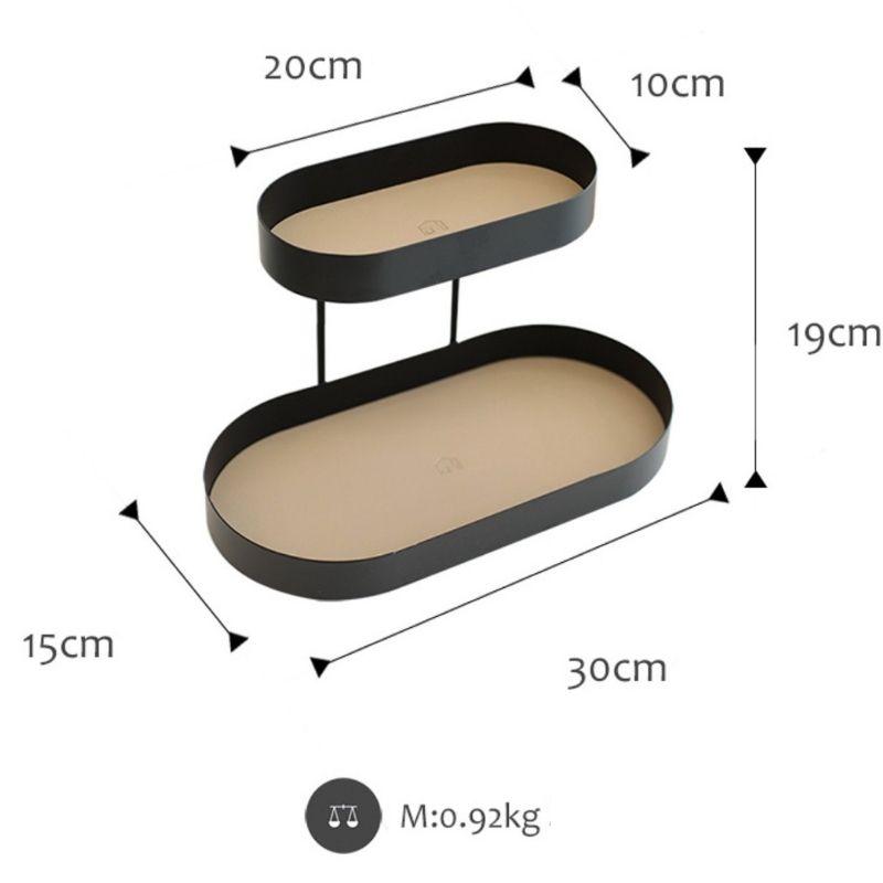 Homlly Stucco Table Display Vanity Keys Tray