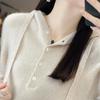 Women's Cashmere Sweater Qinghe Cashmere 30% Cashmere 70% Wool Women's Autumn and Winter Cashmere Pullover Soft and Warm