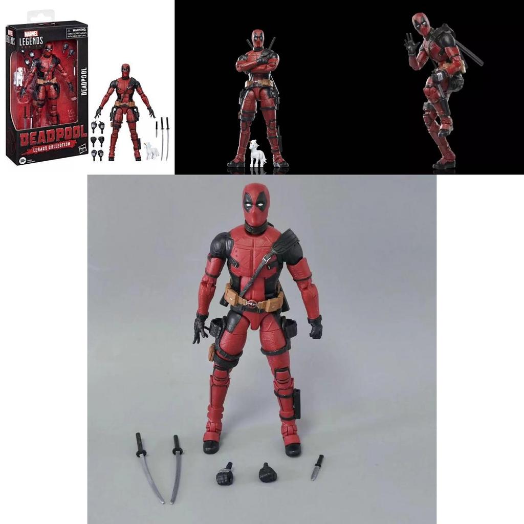 Deadpool Action Figure With Articulated Joints And Movie Accurate Wolverine Suit