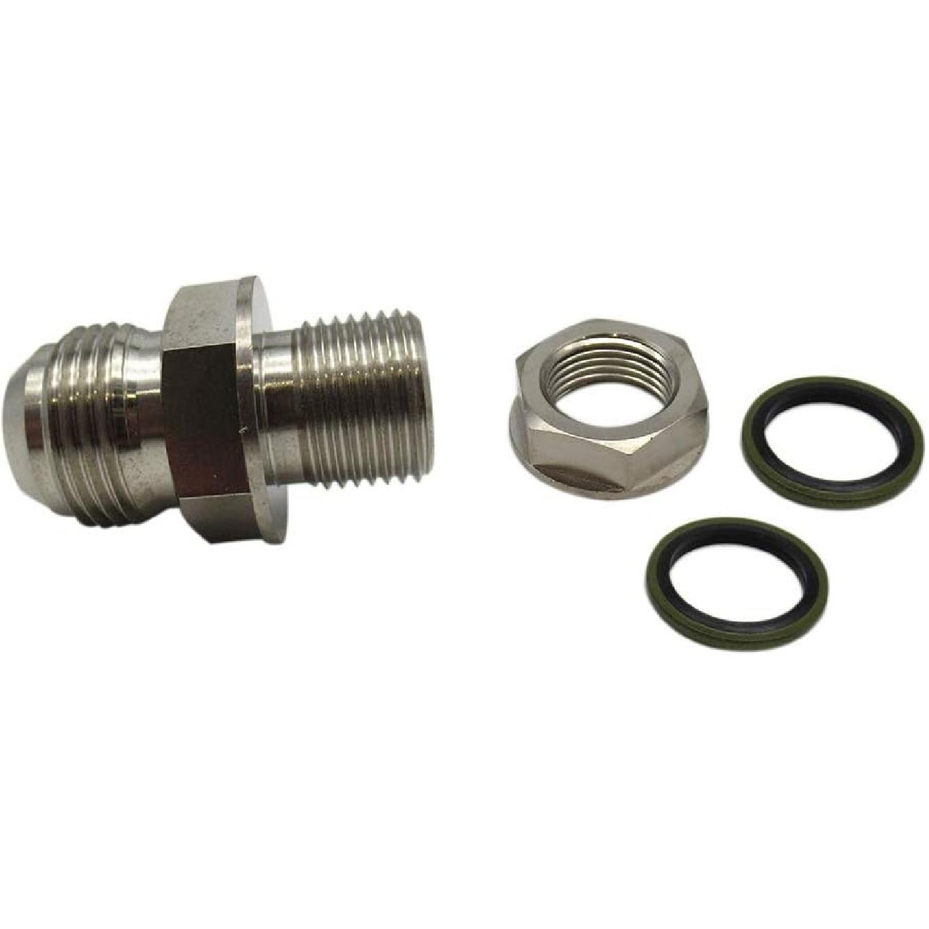 

YL INC. Новый переходник для сливной пробки масляного поддона турбины 10AN, сталь, без сварки