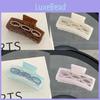 Chic And Elegant Korean Style Resin Hair Claw Clip With Sparkling Rhinestones For Women