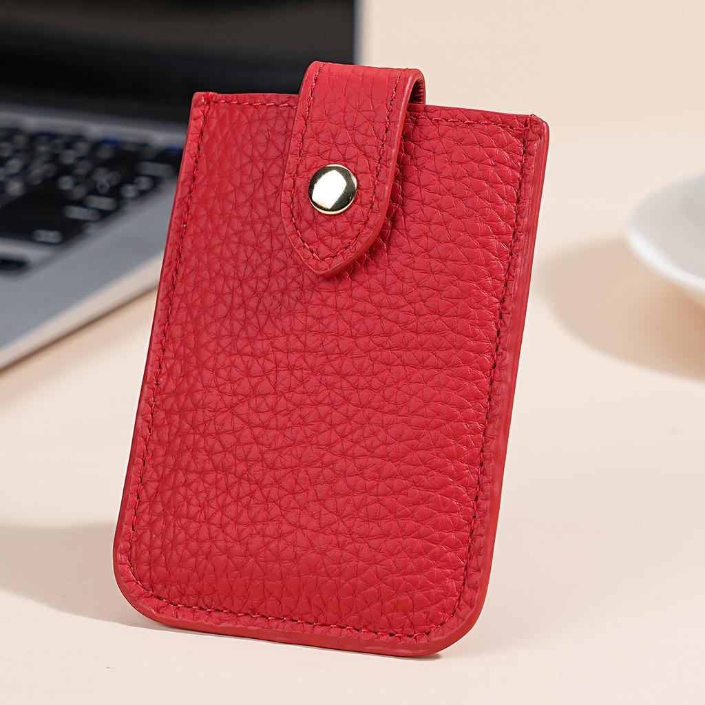 New Cow Leather Men's Card Bag Coin Purse Slim Credit Card Holder Wallet For Men and Women ID Card Pocket