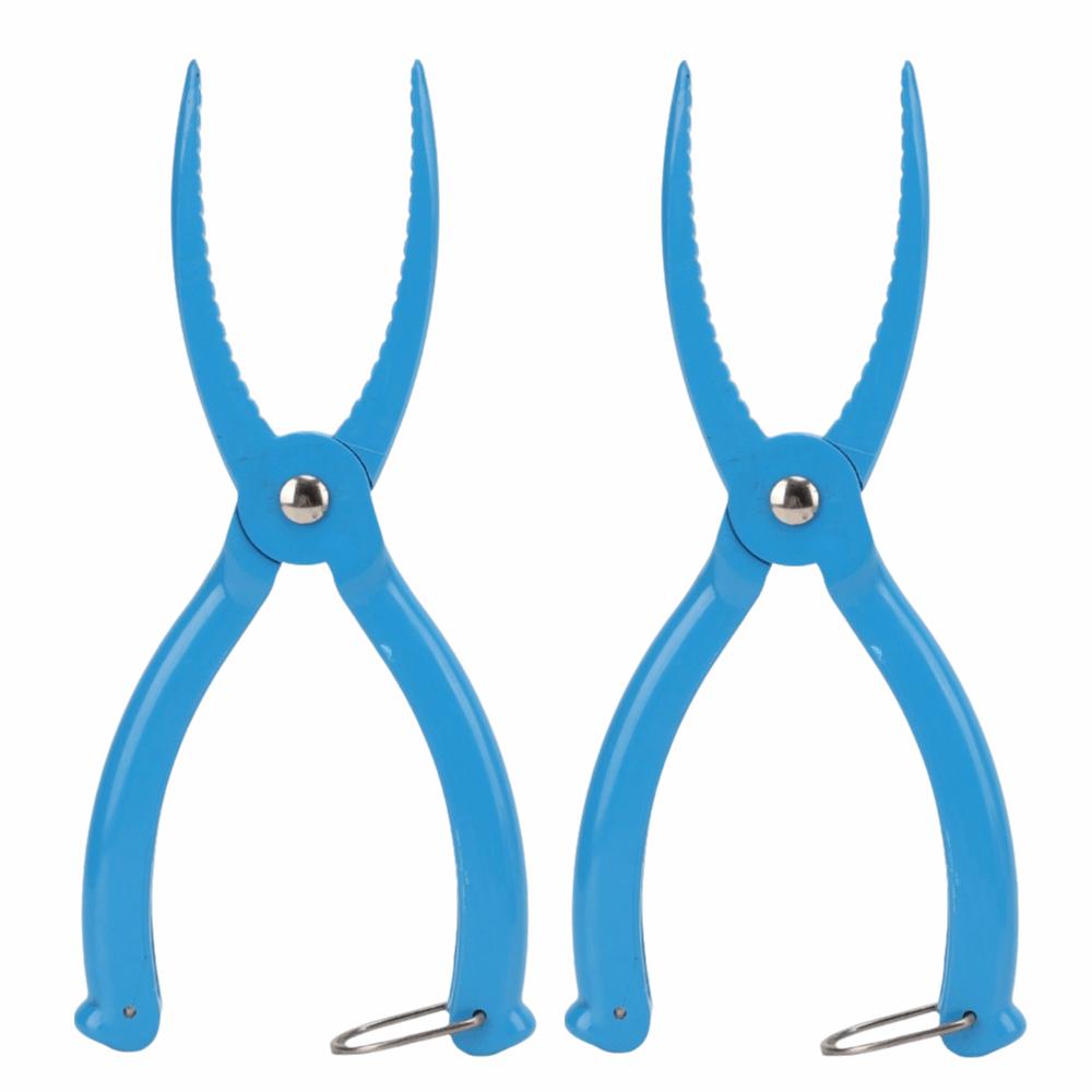 2PCS Lightweight Fishing Gripper 20.5cm Fish Grabber Portable Fishing Pliers Outdoor Fishing
