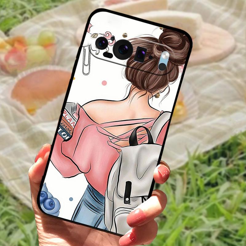 Für Google Pixel 9 Pro XL Hülle GGX8B Mode Weiches Silikon TPU Handy Schutzhülle Für Google Pixel9 Pro XL 5G Stoßfänger Abdeckung