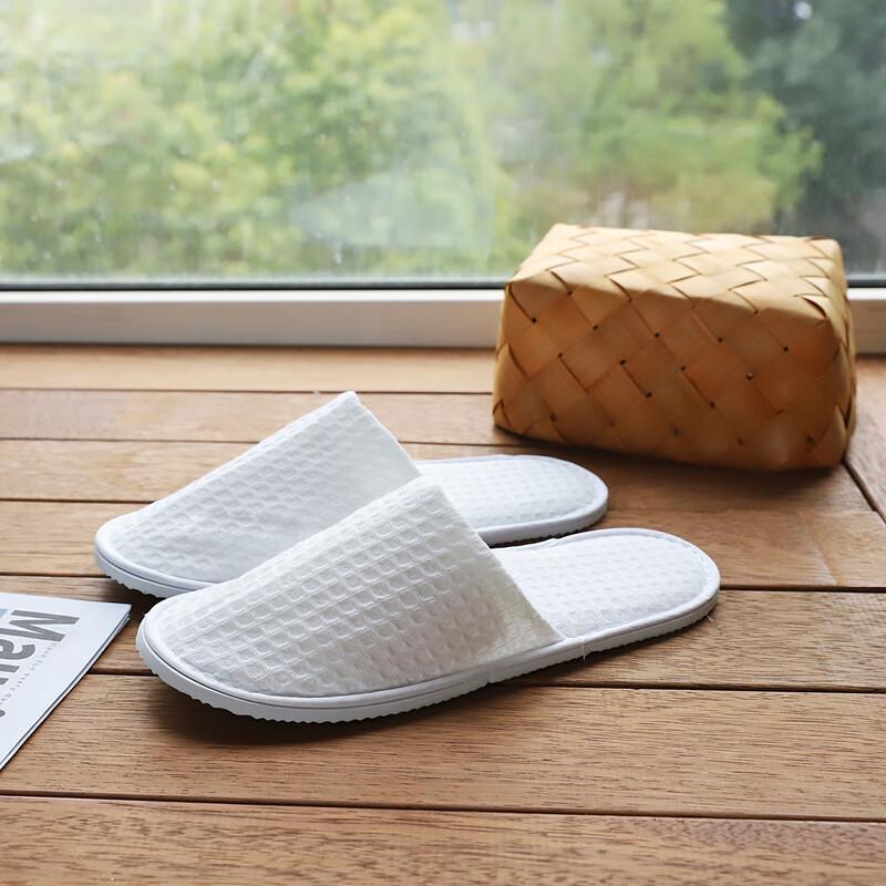 ntoge Disposable Waffle Slippers (5 Pairs)