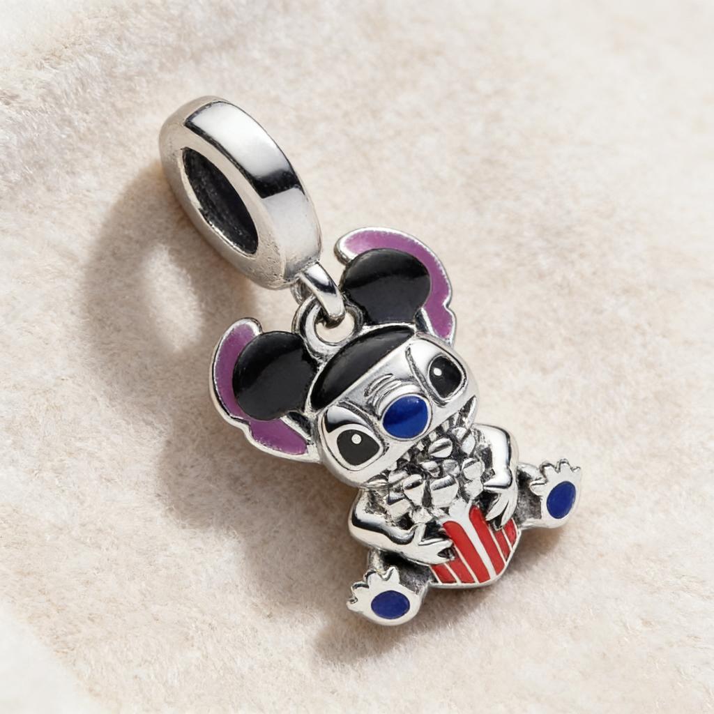 Stitch,Toy Story,Monsters, Inc.Winnie the Pooh Charm Beads Pendant Fit Snake Bracelet Necklace Beads For Diy Jewelry Gift