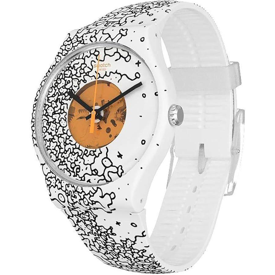 Used [Swatch] Wristwatch ORANGE PUSHER New Gent LISTEN TO ME SUOW167 Genuine Imported Product 7610522800175 [WJ212]