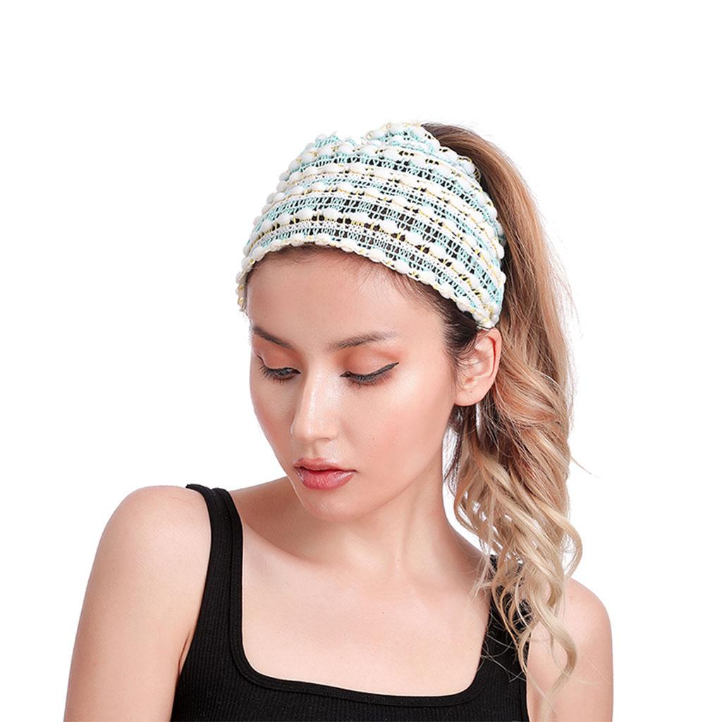 Running Breathable Headbands Wide Head Wrap Elastic Non Slip Hairbands