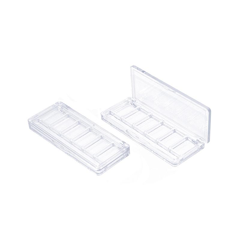 6 Grids Blusher Cosmetics Case Holder Refillable Palette Empty Eyeshadow Dish Makeup Palette Diy Tool Facelift Plate