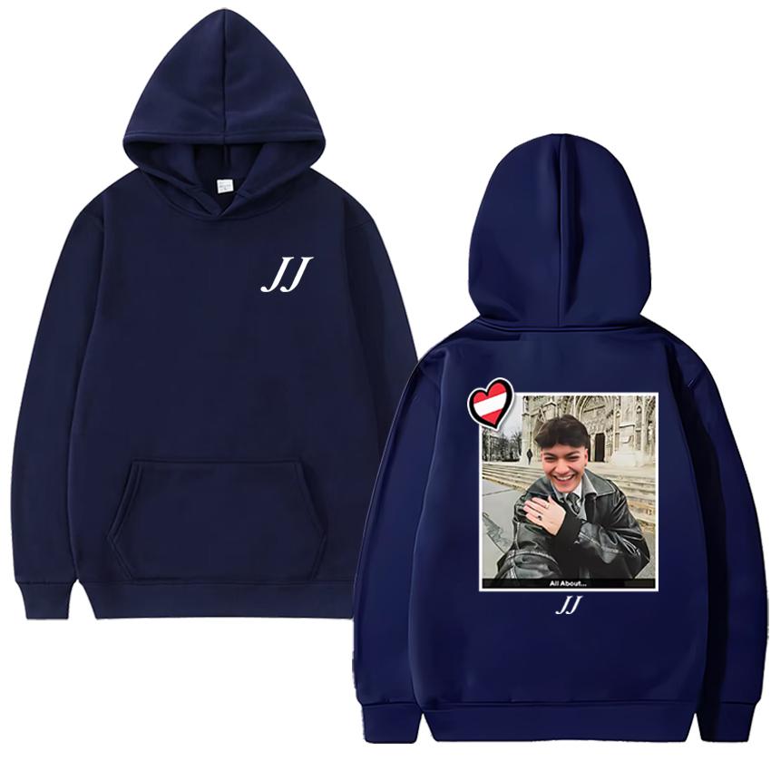 

Hot JJ Wasted Love Eurovisions Graphic 2025 Hoodies Men Women streetwear Double Sided Printed Sweatshirt Fleece Pullover Unisex 3XL