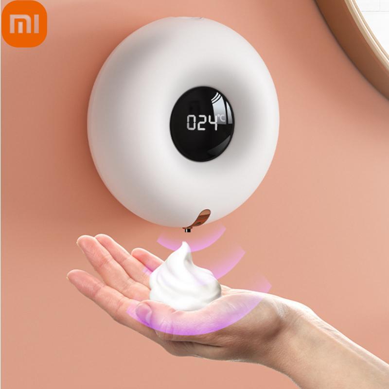 

Xiaomi Automatic Soap Dispenser 300ML USB Chargeable Smart Foam Machine Touchless LED Display Sensor Foam Soap Dispenser Hand Sanitizer
