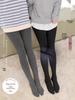 Women's Plus-Size Fleece-Lined Base Layer Pants, Footed Tights for Autumn and Winter - Thickened Warm Cotton for Up to 200 Jin.