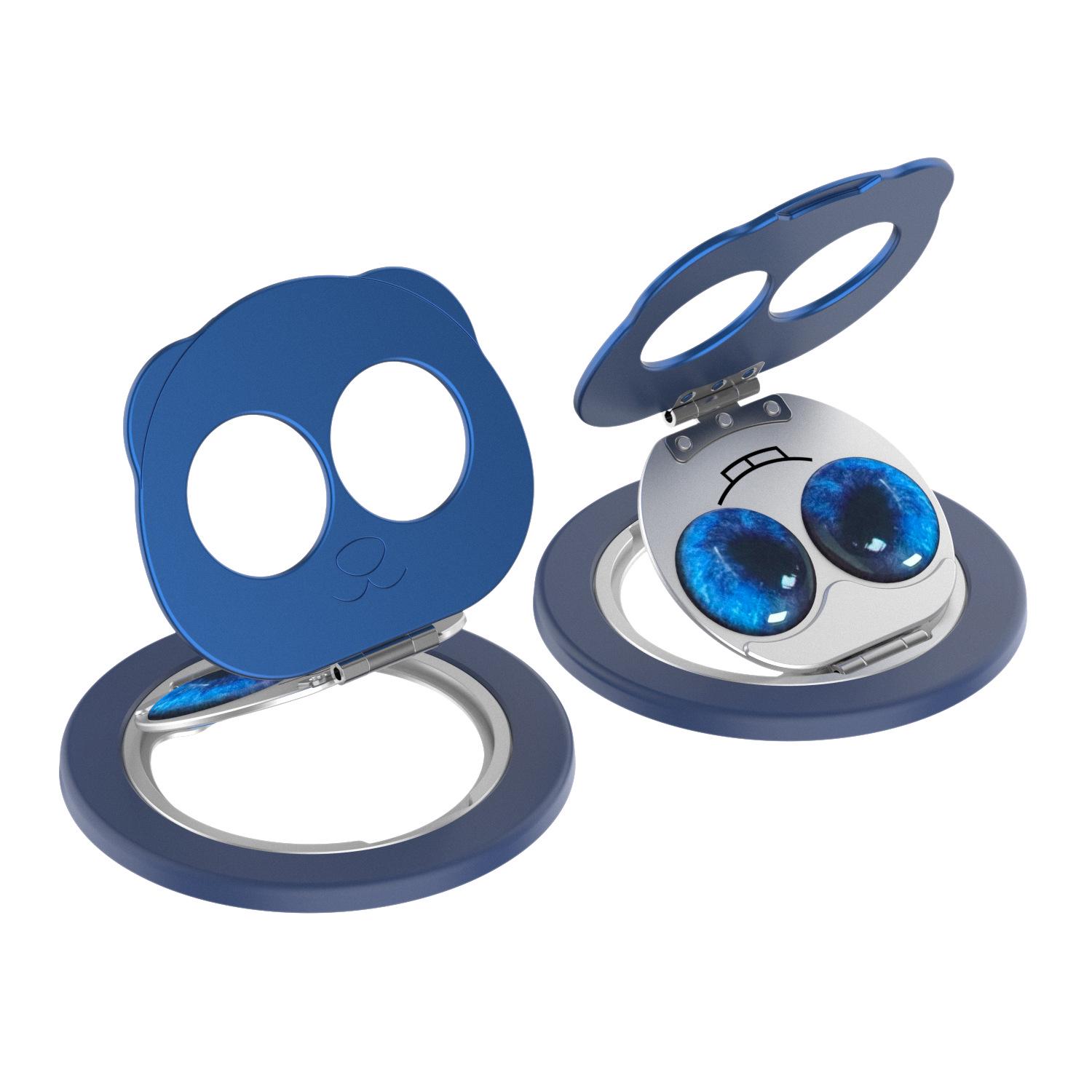 

New Panda Magnetic Rotating Desktop Phone Holder with Adjustable Finger Ring синий
