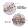 Hair Claw Large Wave Design Back Head Hair Clip Anti-slip Teeth Strong Grip Shark Hair Clip Versatile Hair Accessory