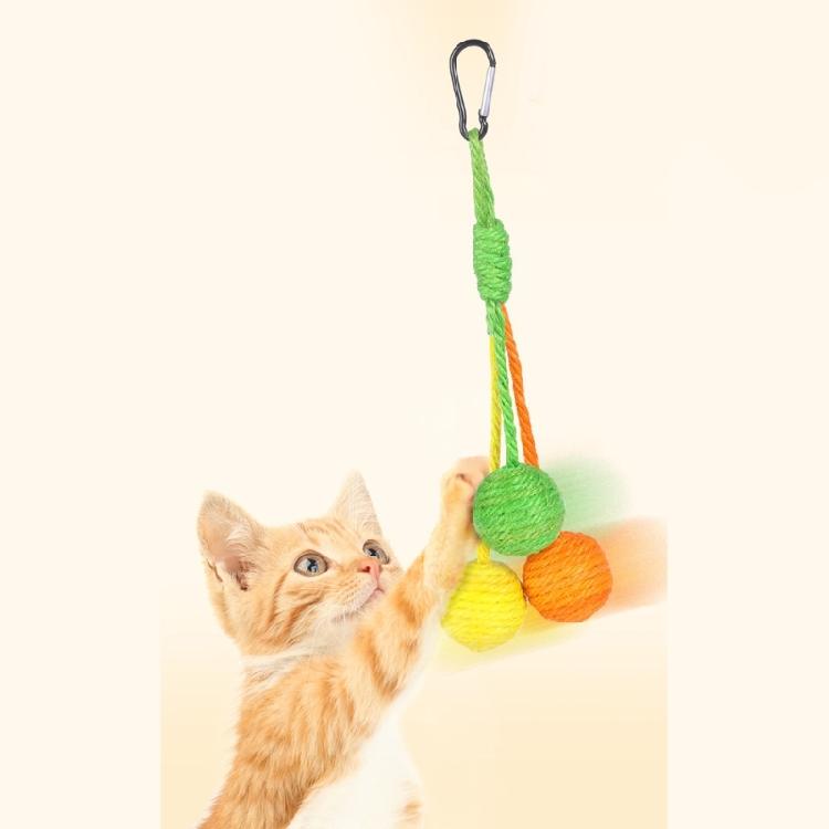 Cats Sisal Rope Natural Sisal Sphere for Mental Stimulation and Physical Activity