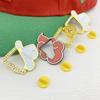 Metal Hat Pin Elegant Enamel Brooch Creative Decoration Pins Personalized Pin for Hats and Jackets Clothing Decorations