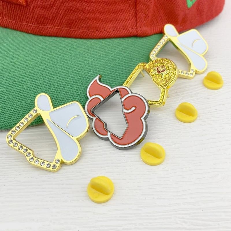 Metal Hat Pin Elegant Enamel Brooch Creative Decoration Pins Personalized Pin for Hats and Jackets Clothing Decorations