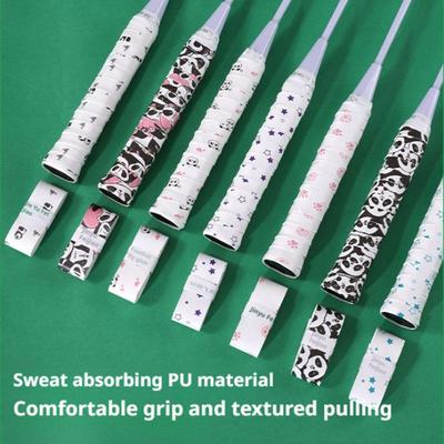 Cartoon Design Tennis Overgrip Sweat-Absorbent Non-Slip For Tennis/Badminton/Squash Handle Grip B9W2