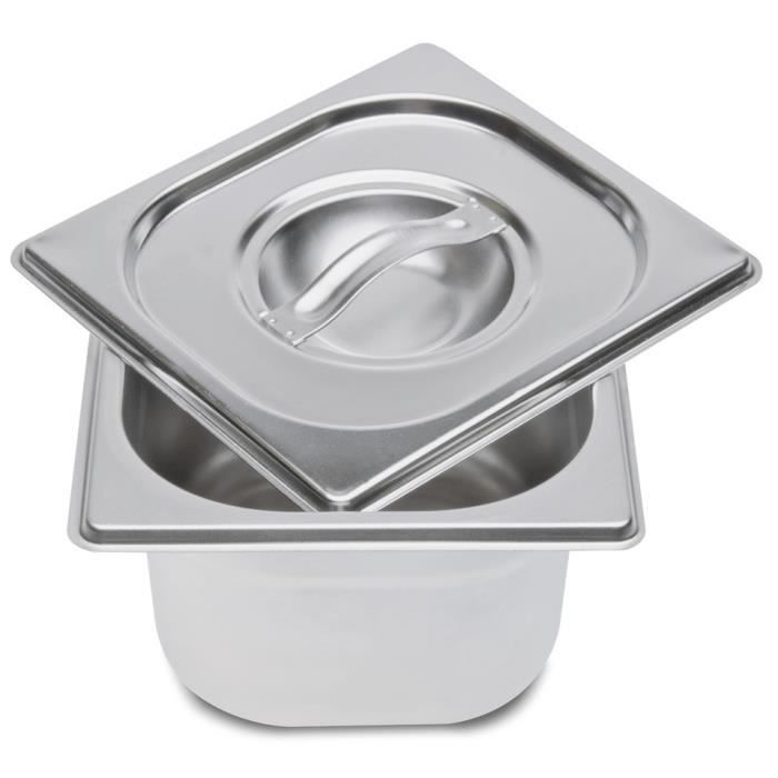 Bac pour tempéreuse - Stadter - Rectangulaire - 16,5 cm x 18 cm x 10 cm - 1,5L - Lavable au lave-vaisselle