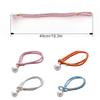 2 Stück Vorhang Raffhalter Knoten Falsche Perle Vorhang Raffhalter für Wohnzimmer Silber Weiß