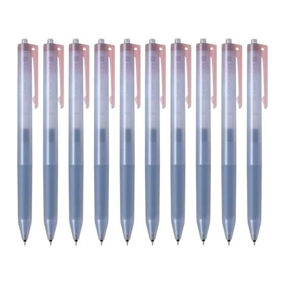PILOT Juice Up Gel Ink Pen, 0.4mm, Grape Cherry, Black Ink, 10-Pack, 10LJL14CGRB, Sheer Coloring, Knock Type