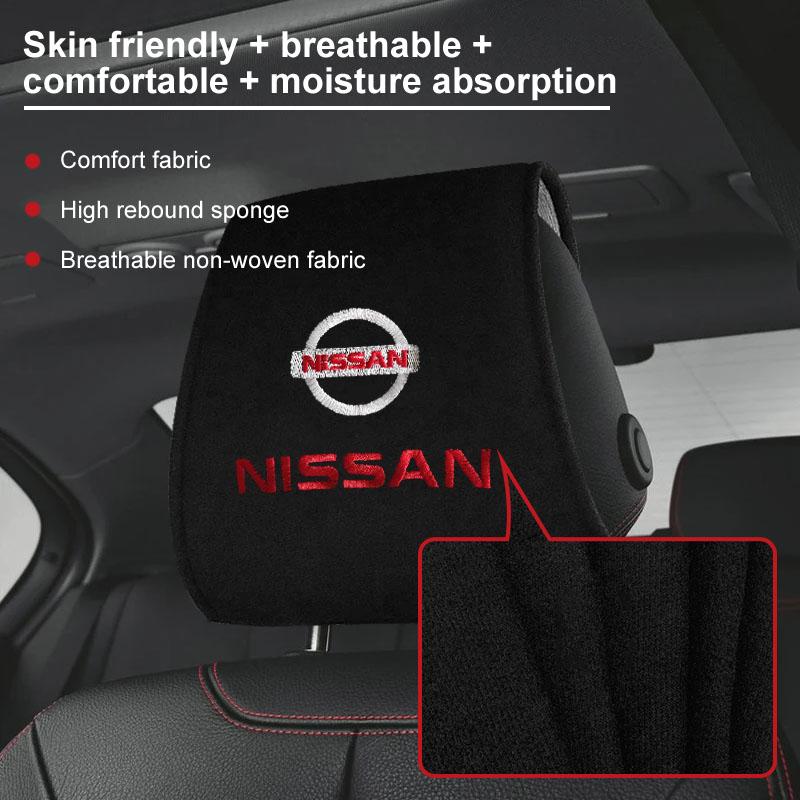 Car Seat Back Headrest Pillow Storage Bag Dustproof Cover Car Goods For Nissan Nismo Tiida Teana ALTIMA SYLPHY MURANO KICKS QASHQAI