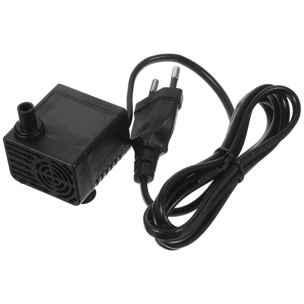 Micro Water Pump Black 2.2x1.6x2in Submersible Aquarium EU Plug 5W 320LH Adjustable Fish Tank Pond Pet Supplies Mini Pump