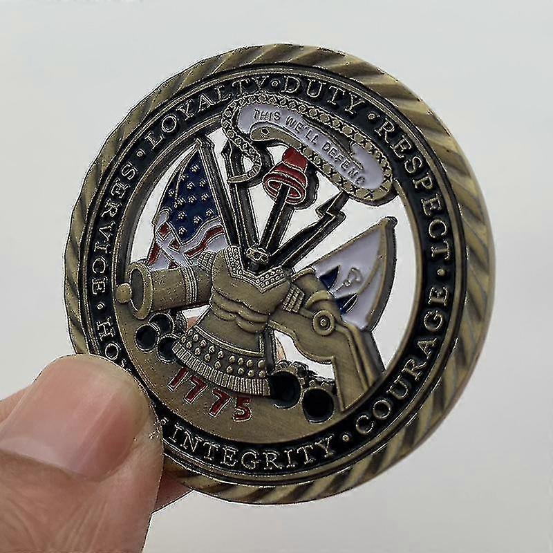 Travel Badge 1775 American Hollow Medal Collection Coin Craft Gold Coin Commemorative Gift