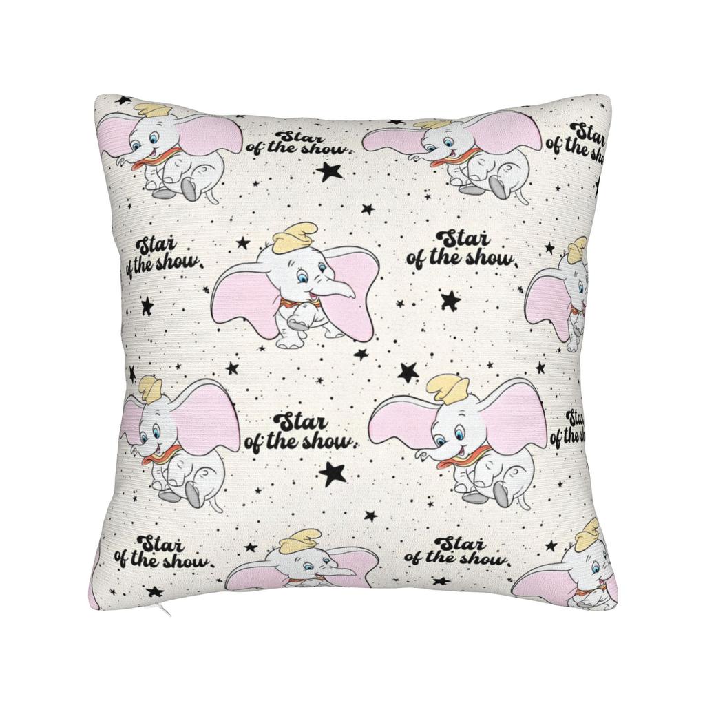 Dumbo Cartoon Throw Pillow Cover Polyester Throw Pillow Disney , Fashion Cushion Covers