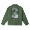 Vans X Atiba Collaboration Printed Pattern Polo Collar Multi-Pocket Long Sleeve Shirt Men Shirts VN000R38EN6