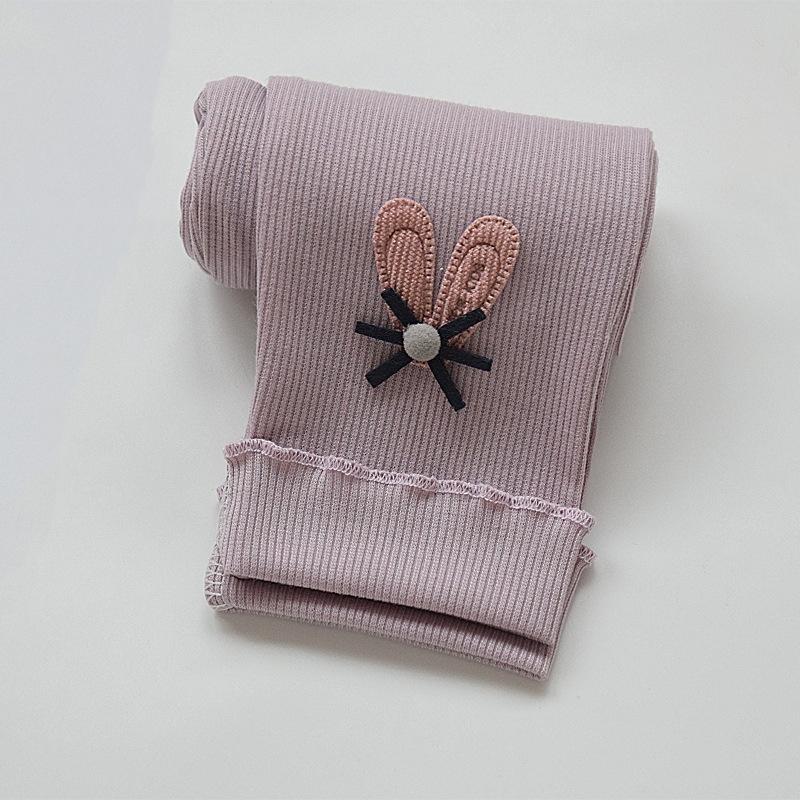 Baby Girls Leggings Cute Cotton Pants Skinny Print Trousers Cartoon Children Tights Casual Pants Clothes Spring Autumn