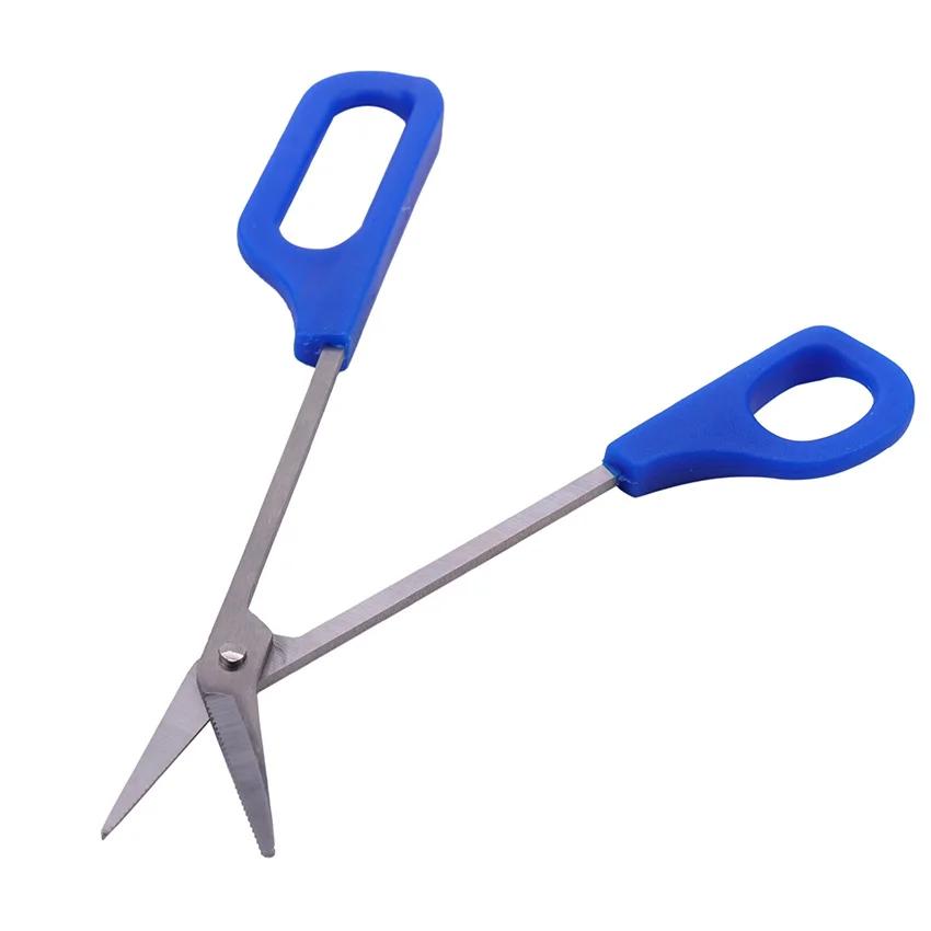 1ks nůžky na nehty s dlouhým dosahem Easy Grip zastřihovač pedikúry Clipper na manikúru pro postižené zastřihovač 20cm(7,87")