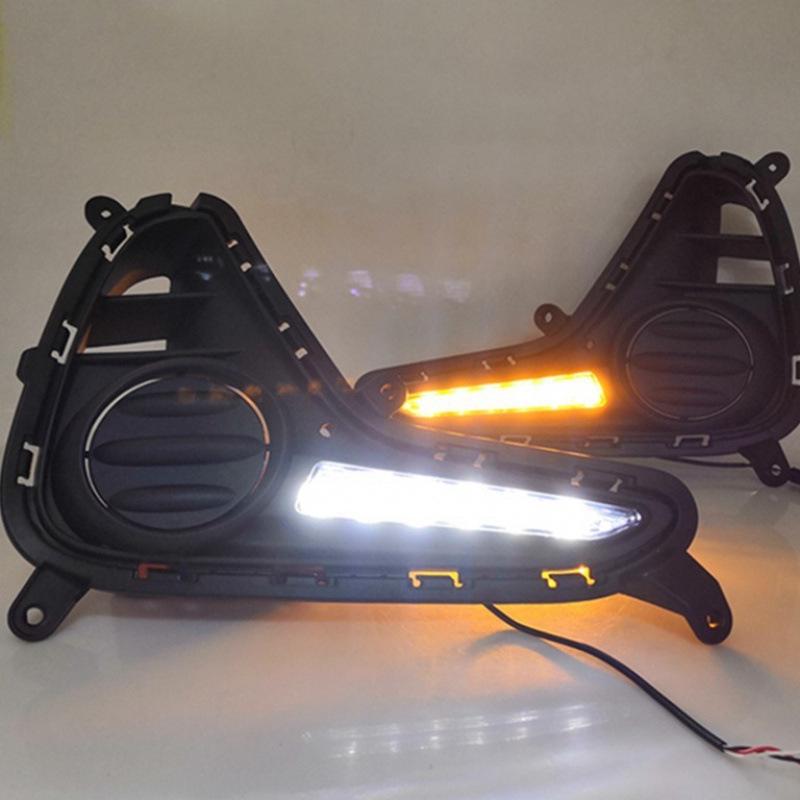 Compatible LED Daytime Running Lights for 17-18 Hyundai I10 (International Version)