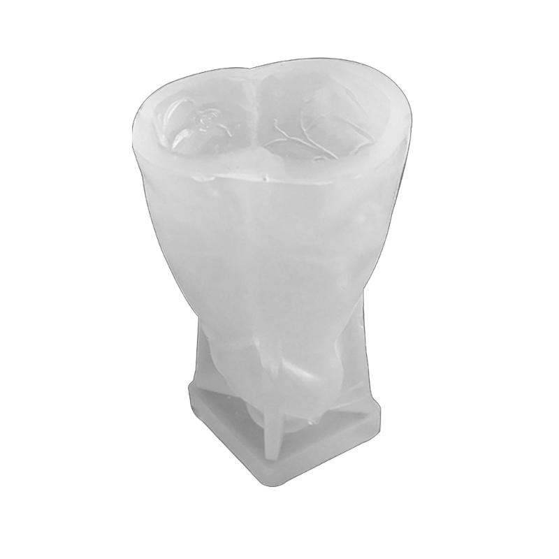 Non-stick Mom Hugging Kid Mold Scented Candle Silicone Mold DIY Handmade-Soap Plasters Crafts Table Ornaments Tool 1 чистый