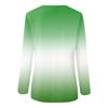 Women's Fashion Casual Long Sleeve Christmas Print Round Neck Pullover Top Blouse