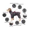 Impermeable para Cachorros de Cuatro Patas para Perros Pequeños y Medianos Se Puede Remolcar Impermeable para Perros Ropa Impermeable para Mascotas Protección Reflectante para Exteriores