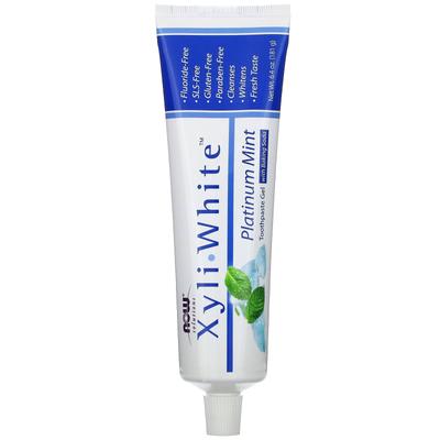 Solutions, Xyliwhite, Toothpaste Gel, Platinum Mint, 181G(6.4Oz)