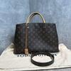 [Tweedehands] Montaigne Monogram Leren Schoudertote Tas Groot - Zeer Goed #13HNY06