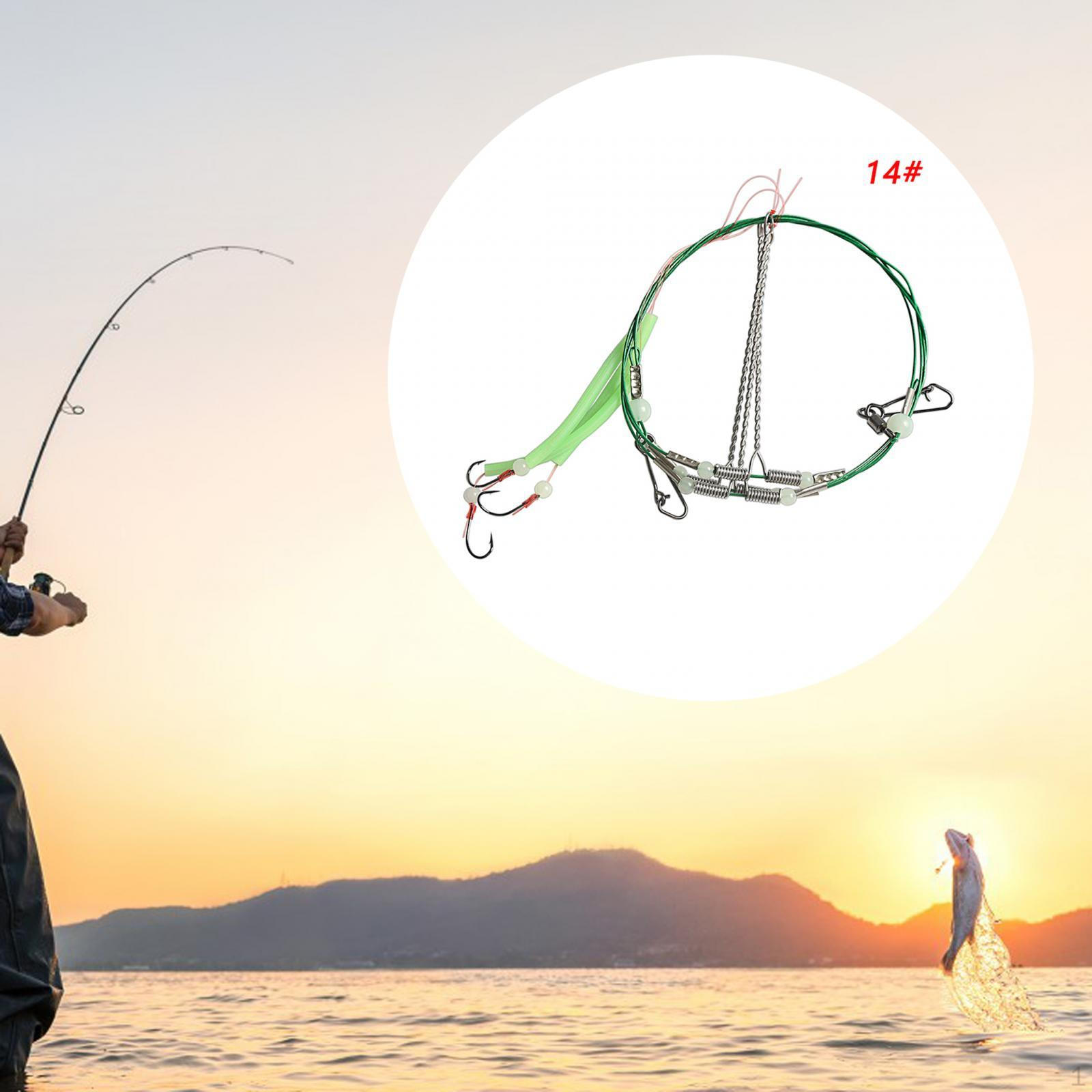 

Рыболовные поводки Светящийся шланг Сверхпрочные крючки Оснастка Проволочный поводок Крючок Оснастка Hook 20mmx9mm