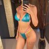 Halter High Leg Cut Mini Micro Thong Bikini Women Swimwear Female Swimsuit Two-pieces Bikini Set Bather Bathing Suit Swim