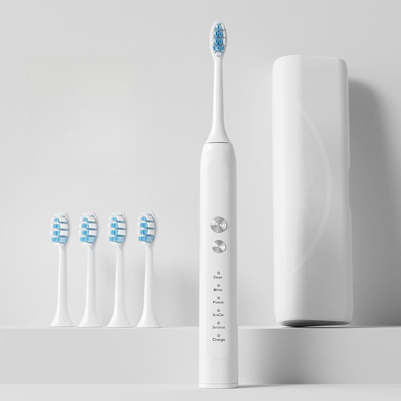 Sonic Electric Toothbrush Wireless Induction Charging Automatic Intelligent Electric Toothbrush Adult Soft Hair Waterproof Gift