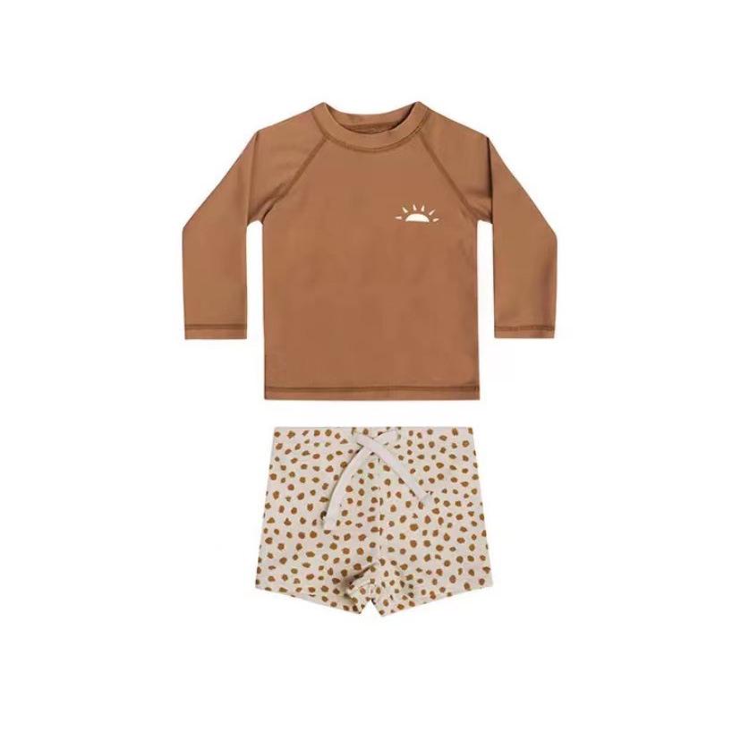 

Kids Long Sleeve Quick-Dry Sun Protection Swimsuit for Boys 80cm