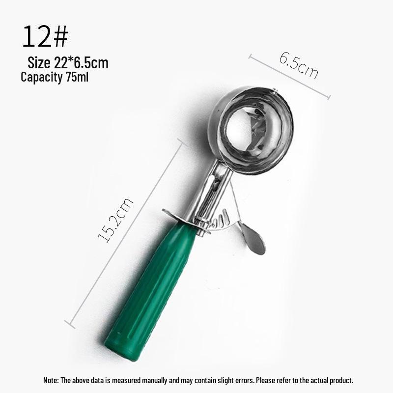Stainless Steel Ice Cream Scoop and Dessert Spoon